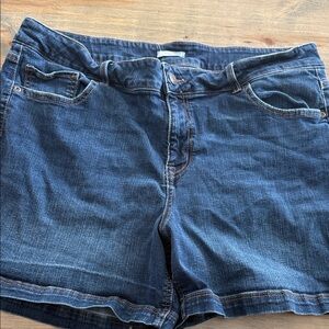 Maurices Dark Blue Jean Shorts